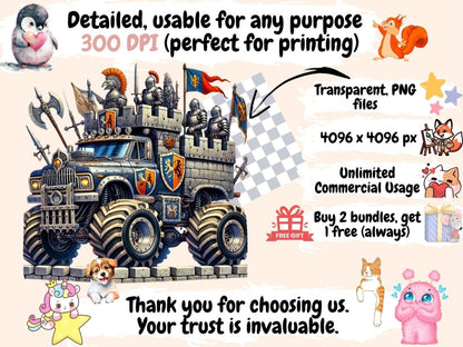 Monster Trucks (P2) Clipart 4x4 Trucks - Wonders Artist