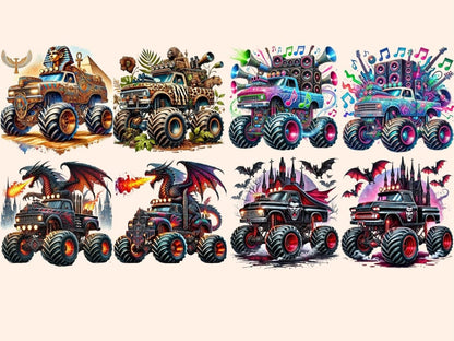 Monster Trucks (P4) Clipart 4x4 Trucks - Wonders Artist