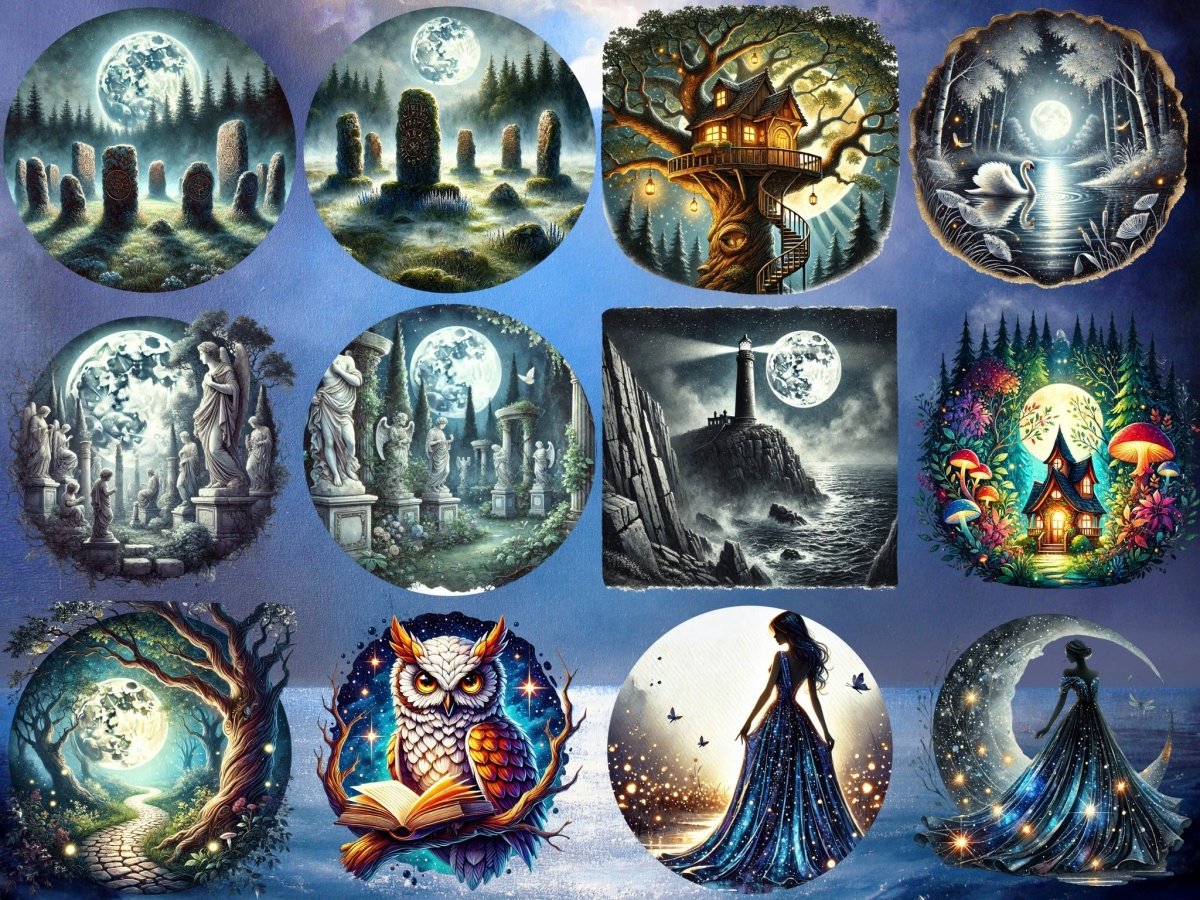 Moonlit Mysteries Clipart (BEPERKTE EDITIE) image 7