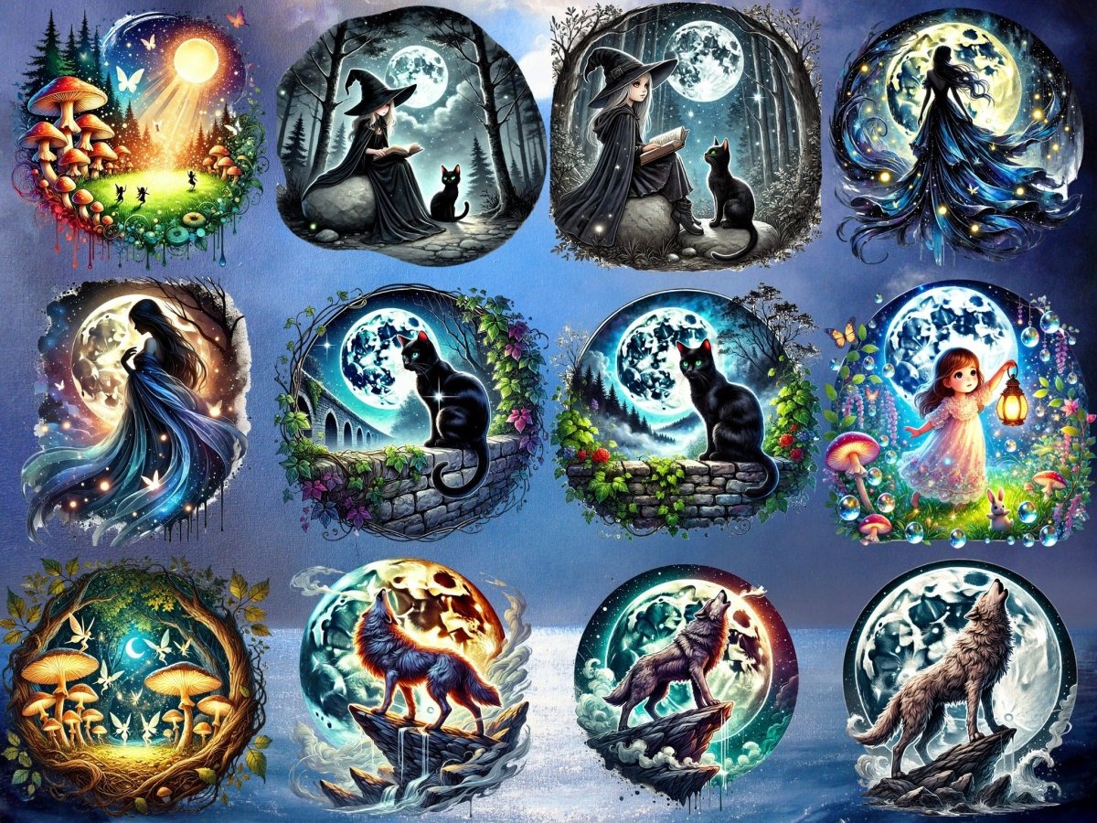 Moonlit Mysteries Clipart (BEPERKTE EDITIE) image 3