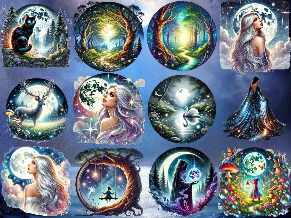 Moonlit Mysteries Clipart (BEPERKTE EDITIE) image 4