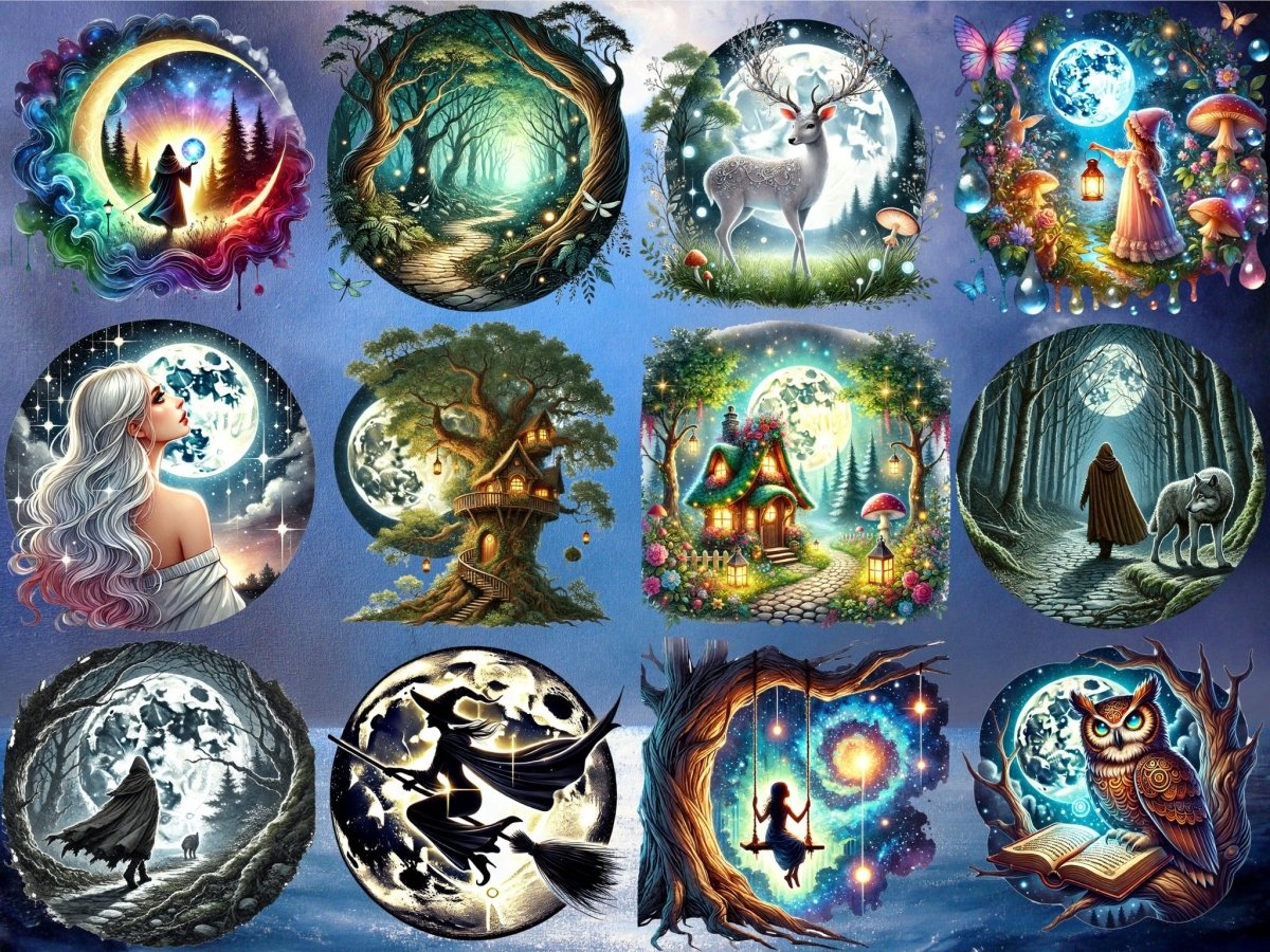 Moonlit Mysteries Clipart (BEPERKTE EDITIE) image 2