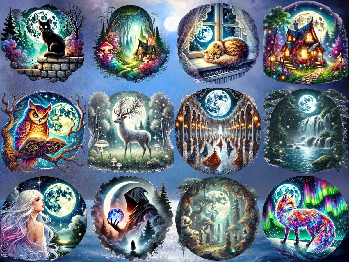 Moonlit Mysteries Clipart (BEPERKTE EDITIE) image 6