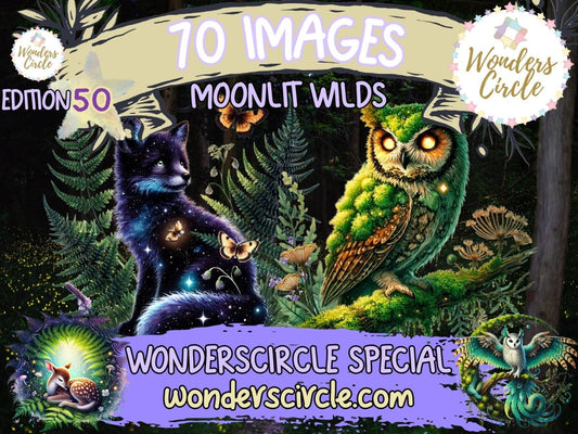 Moonlit Wilds Clipart (LIMITED EDITION) all - access - bundle new bundles all new mini - WondersArtist