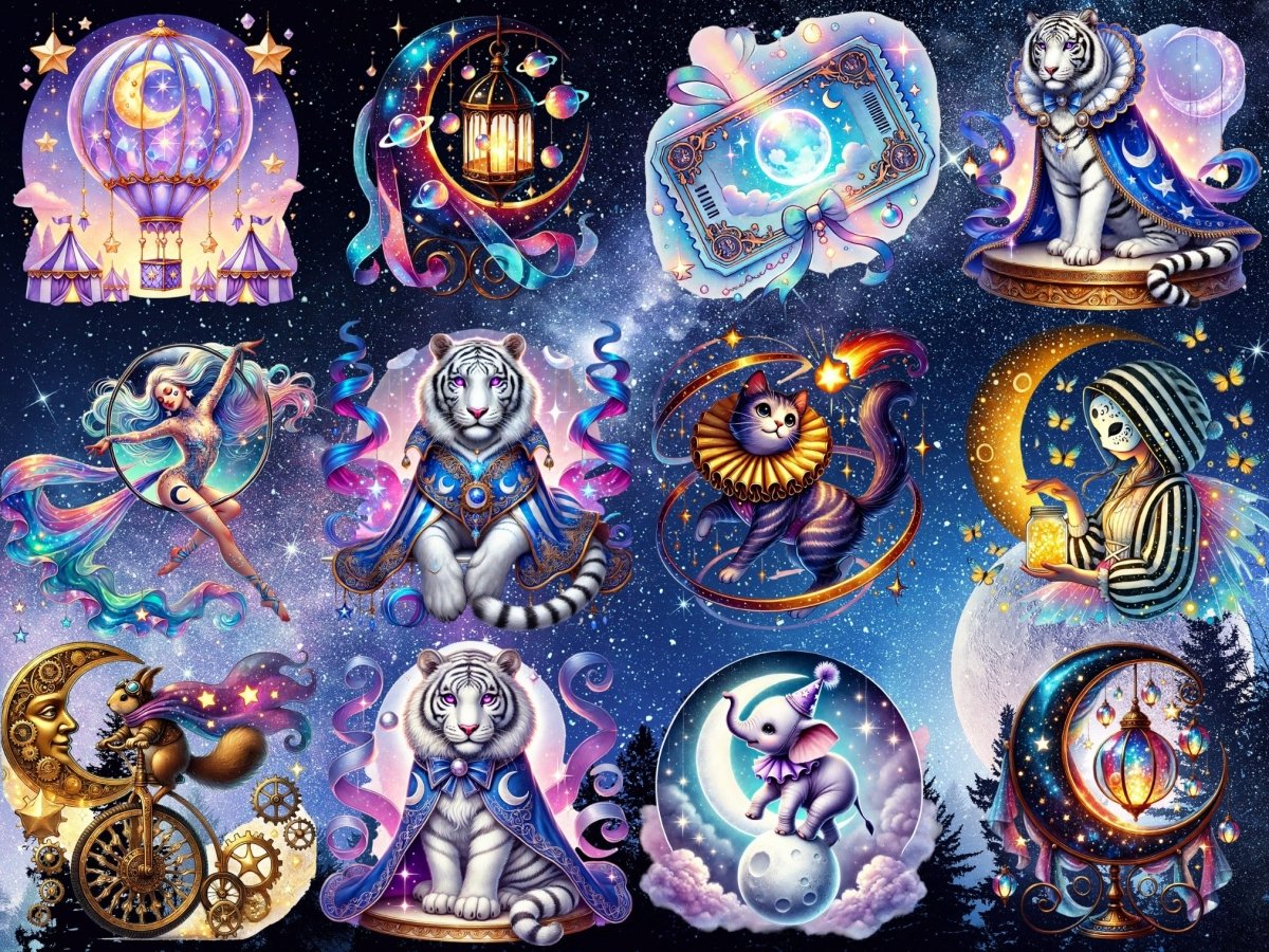 رسومات سيرك ظل القمر (طبعة محدودة) image 6