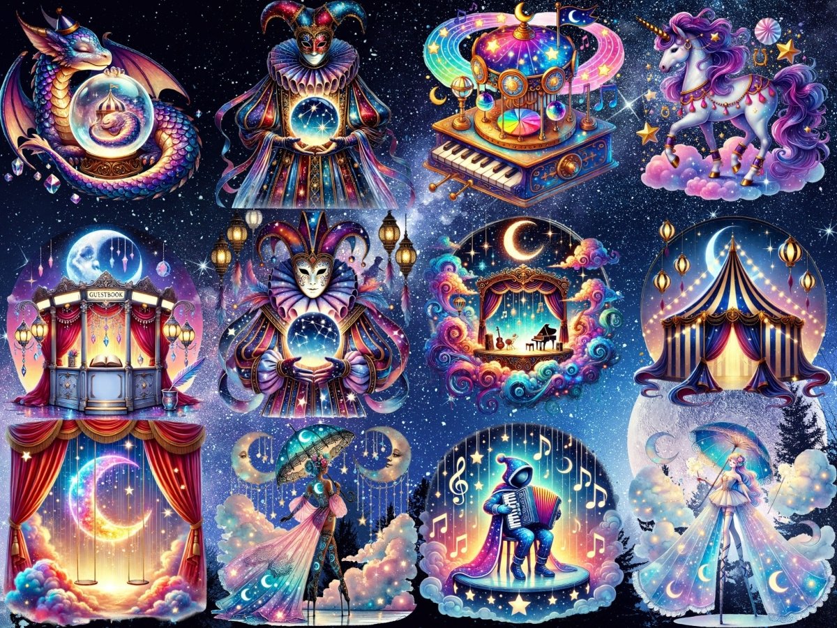 رسومات سيرك ظل القمر (طبعة محدودة) image 3