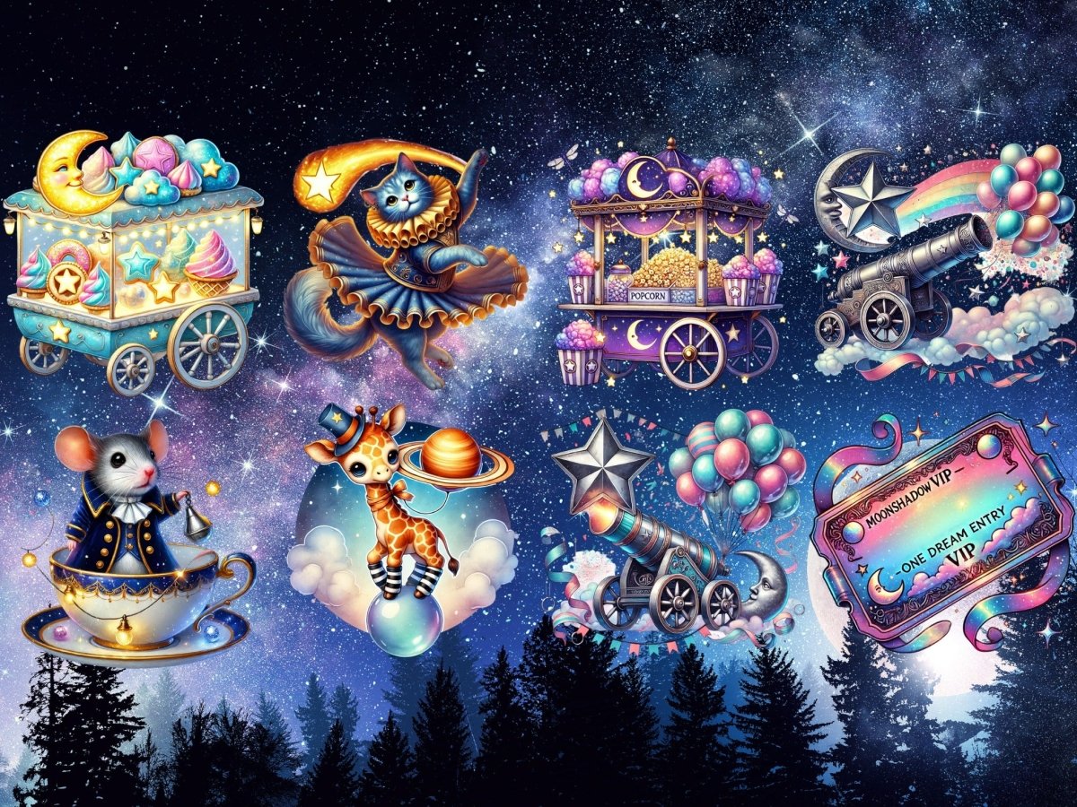 رسومات سيرك ظل القمر (طبعة محدودة) image 8