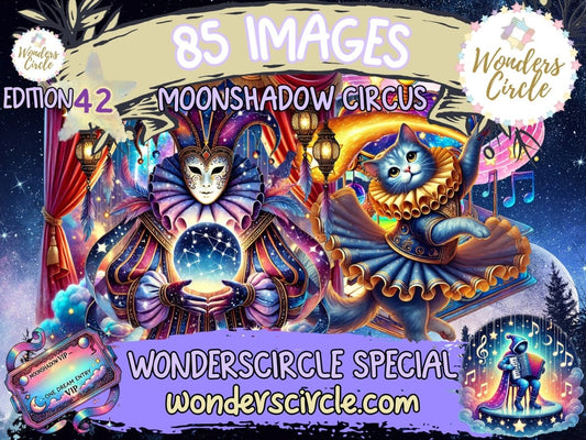 Moonshadow Circus Clipart (LIMITED EDITION) all - access - bundle new bundles all new mini - WondersArtist