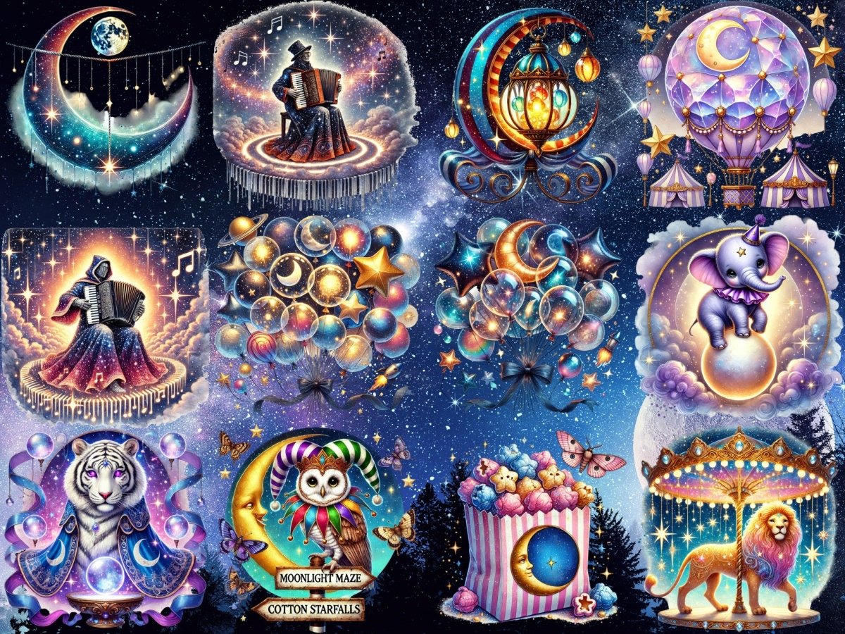 رسومات سيرك ظل القمر (طبعة محدودة) image 7