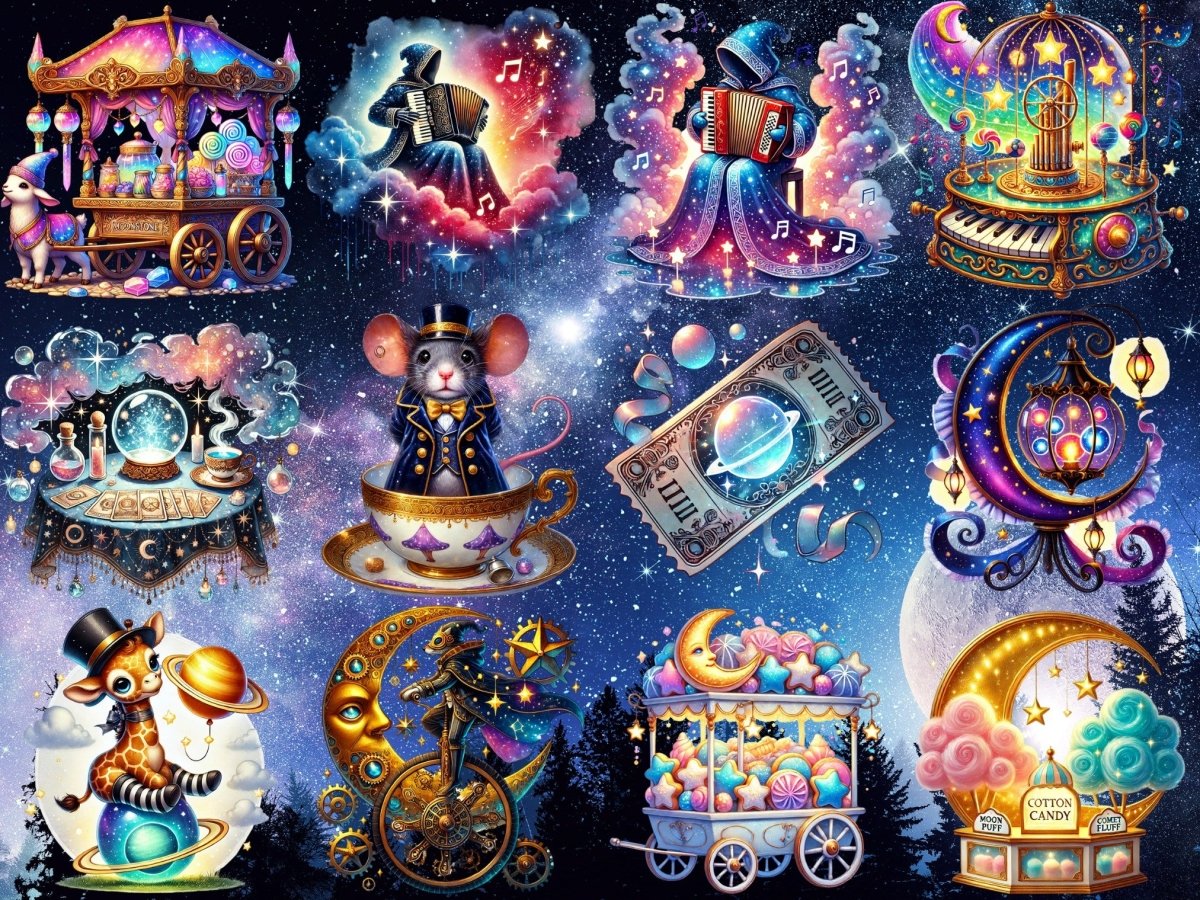 رسومات سيرك ظل القمر (طبعة محدودة) image 5