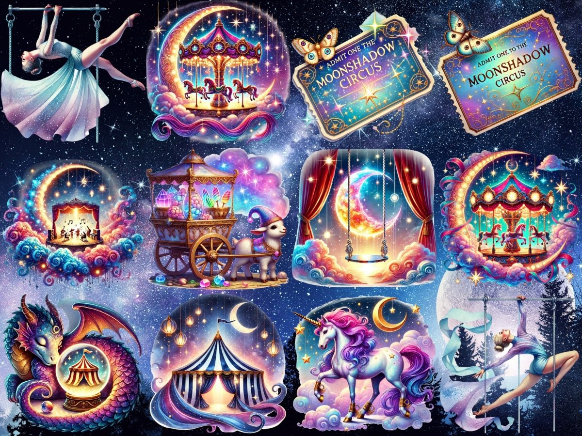 رسومات سيرك ظل القمر (طبعة محدودة) image 4