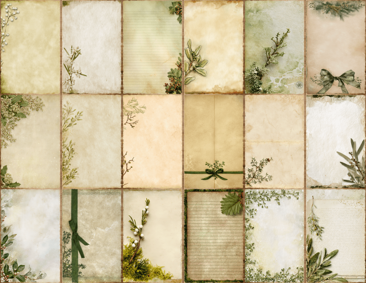 Moss & Mistletoe Journal Pages All Bundles Journal Pages new bundles all - WondersArtist