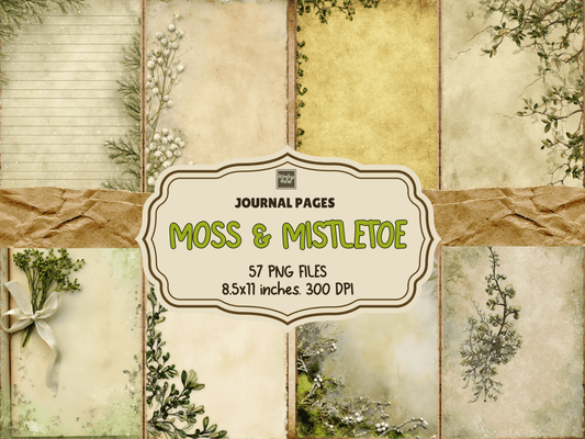 Moss & Mistletoe Journal Pages All Bundles Journal Pages new bundles all - WondersArtist