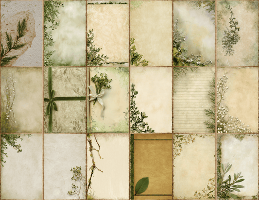 Moss Mistletoe Journal Pages