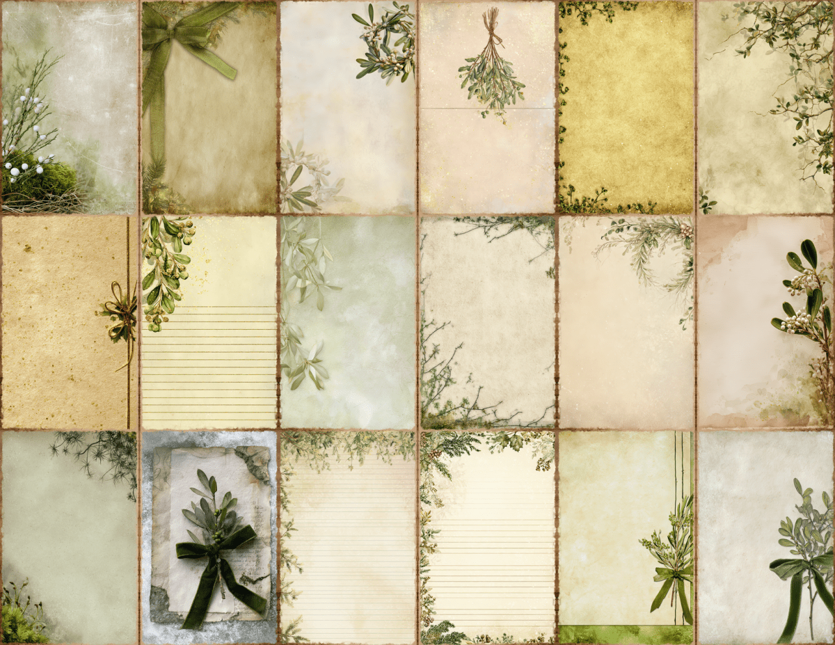 Moss & Mistletoe Journal Pages All Bundles Journal Pages new bundles all - WondersArtist