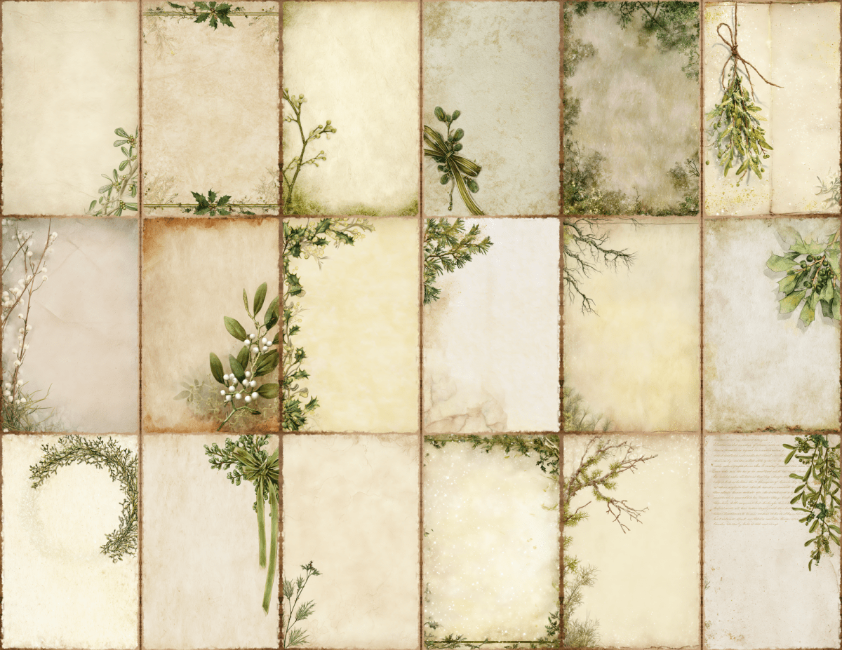 Moss & Mistletoe Journal Pages All Bundles Journal Pages new bundles all - WondersArtist