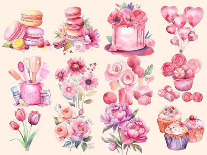 Mother's Day Watercolor Clipart mom clipart - Wonders Artist