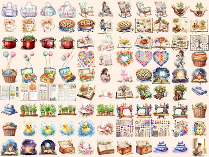 Mothers Watercolor Clipart mom clipart - Wonders Artist