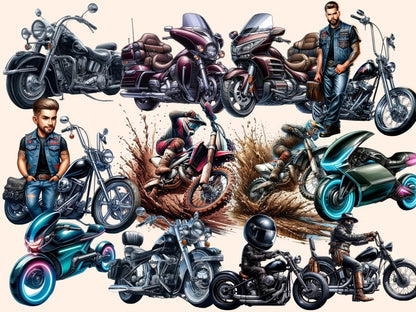 Motorcycles Clipart bike clipart - Wonders Artist