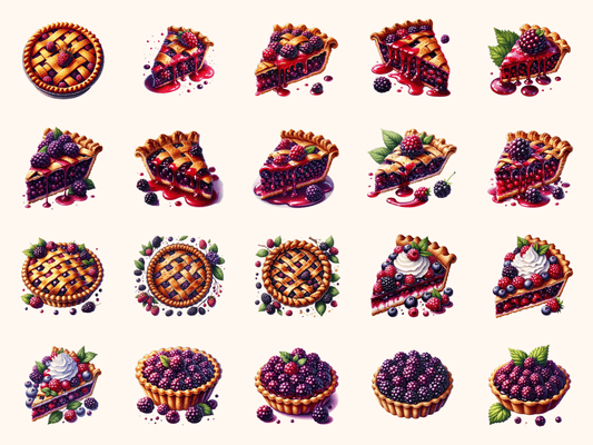 Mulberry Pie Clipart