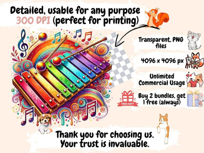 Musical Instruments Clipart Cute instrument art - Wonders Artist