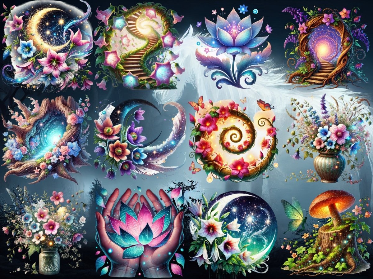 ภาพตัดปะดอกไม้ป่าตำนาน (รุ่นจำกัด) image 4