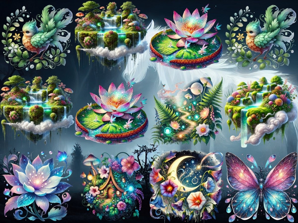 ภาพตัดปะดอกไม้ป่าตำนาน (รุ่นจำกัด) image 3