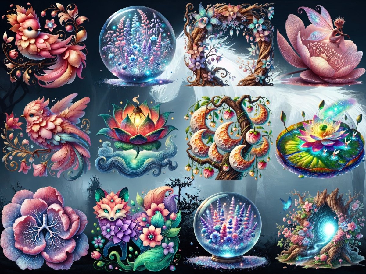 ภาพตัดปะดอกไม้ป่าตำนาน (รุ่นจำกัด) image 7