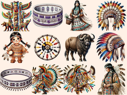 Native America Clipart American clip art - Wonders Artist