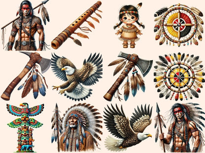 Native America Clipart American clip art - Wonders Artist