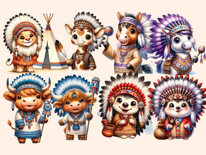 Native Animals Clipart ancestral clipart - Wonders Artist