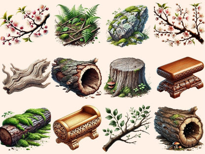 Nature Perches Clipart bird habitat clipart - Wonders Artist