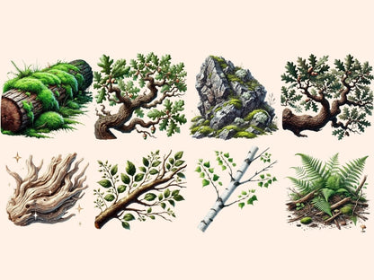 Nature Perches Clipart bird habitat clipart - Wonders Artist