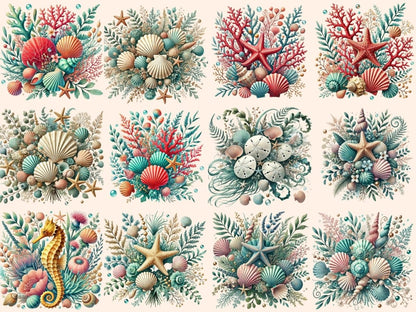 Nautical Bouquets Clipart Bouquet design - Wonders Artist