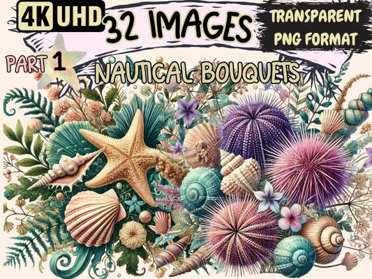 Nautical Bouquets Clipart Bouquet design - Wonders Artist