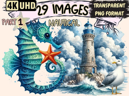 Nautical Clipart Cute nautical art - Wonders Artist