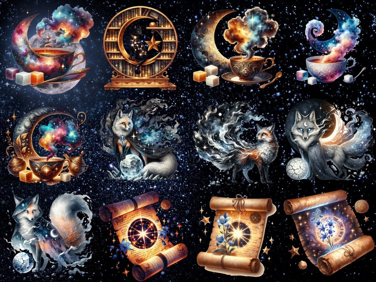 Clipart Nové měsíční společnosti (LIMITOVANÁ EDICE) image 6