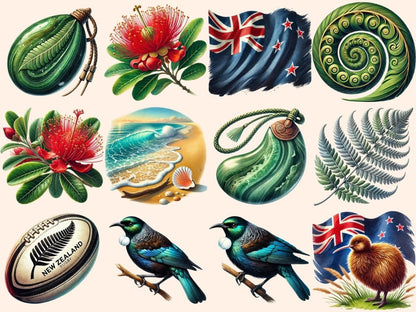 New Zealand (P1) Clipart kiwi bird clipart - Wonders Artist