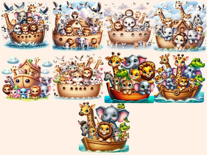 Noah's Ark Animals Clipart Animal design - Wonders Artist