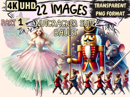 Nutcracker Suite Ballet Clipart ballet digital art - Wonders Artist