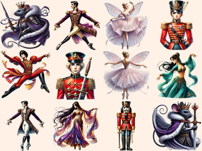 Nutcracker Suite Ballet Clipart ballet digital art - Wonders Artist