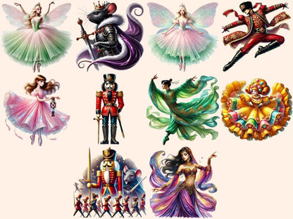 Nutcracker Suite Ballet Clipart ballet digital art - Wonders Artist