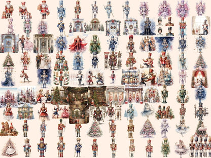 Nutcrackers Watercolor Clipart christmas clipart - Wonders Artist