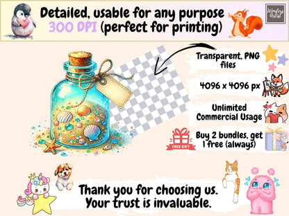 Ocean Boho Summer Clipart beach boho png - Wonders Artist