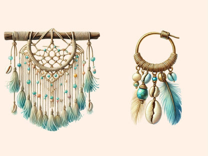 Ocean Boho Summer (P3) Clipart beach boho png - Wonders Artist