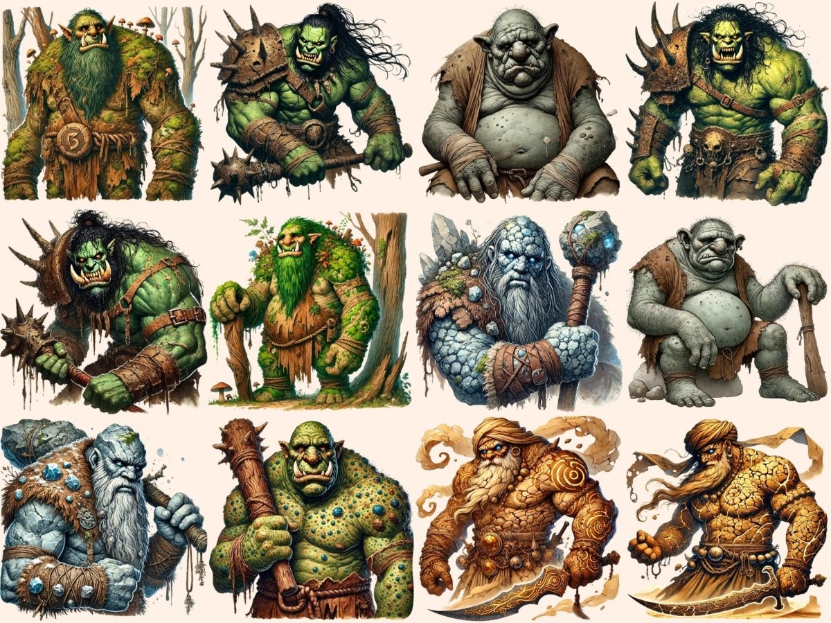 Ogres Clipart beast clipart - Wonders Artist