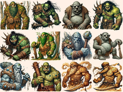 Ogres Clipart beast clipart - Wonders Artist