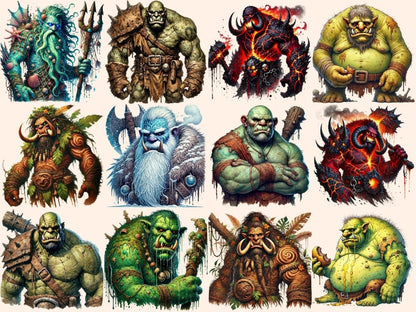 Ogres Clipart beast clipart - Wonders Artist