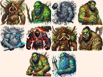 Ogres Clipart beast clipart - Wonders Artist