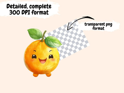 Oranges Watercolor Clipart cute clipart - Wonders Artist